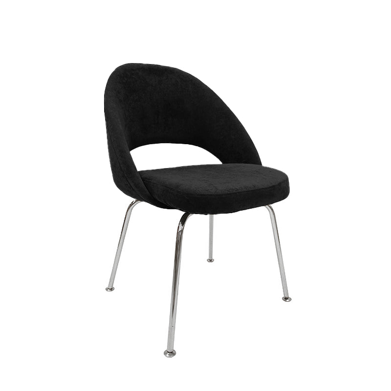 Silla Saarinen Tub Pana Veluti, Base Cromo o Negra